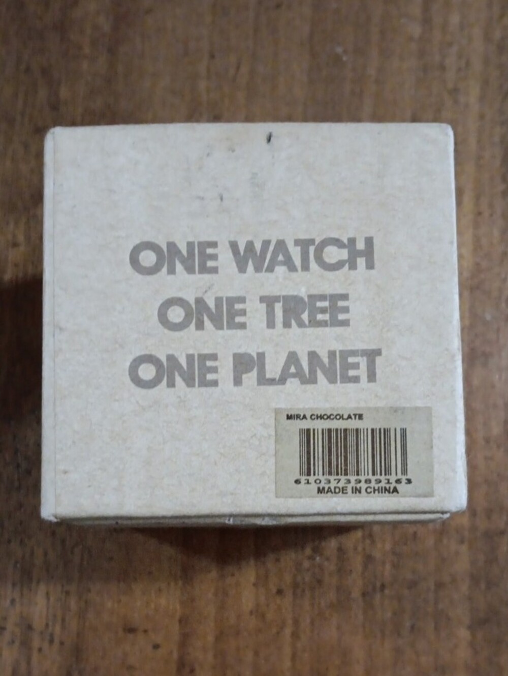 Men's Dark Brown (Mira Chocolate) Wooden Watch - Square Face - Picture 6 of 7